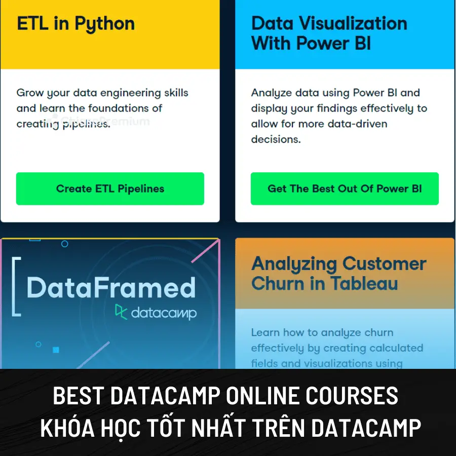 best datacamp online courses
