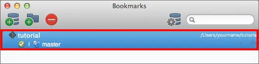Bookmark list