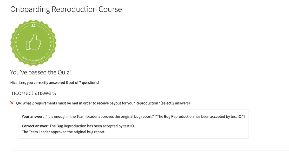 teser onboarding reproduction course 70